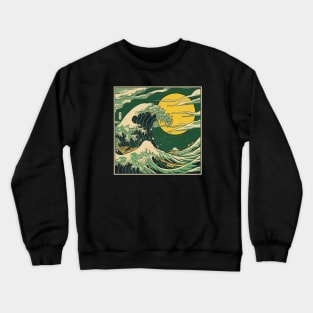 GREEN WAVE Crewneck Sweatshirt